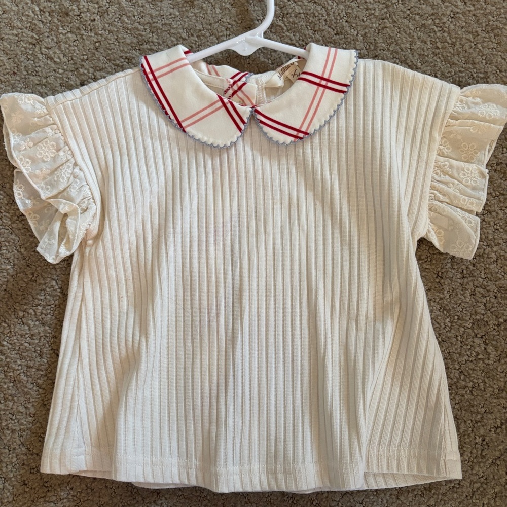 Matilda Jane 2T Button up back collared shirt, GUC